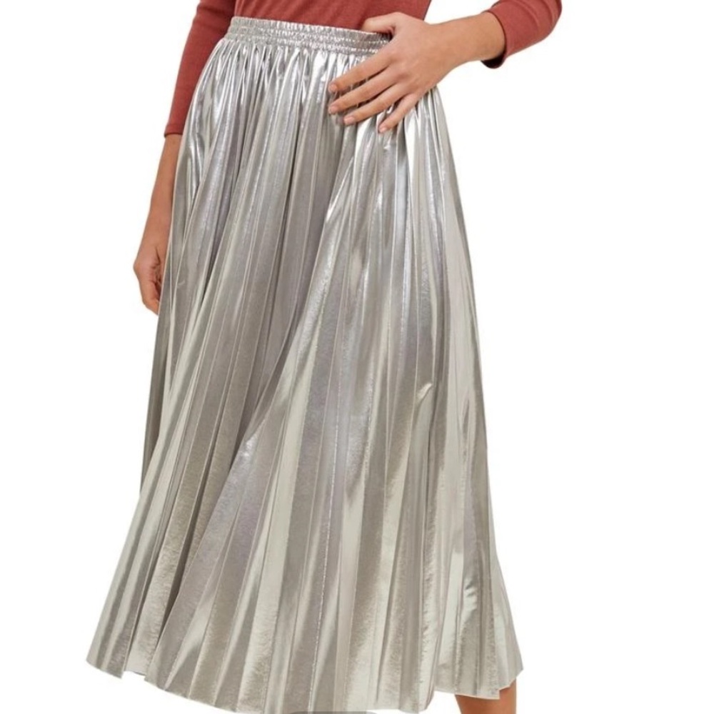 Wishlist Shimmering Silver long skirt